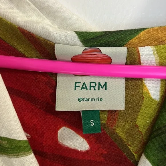 Farm Rio Spring Forest Mini Dress Spring Forest Size Small - Picture 4 of 8